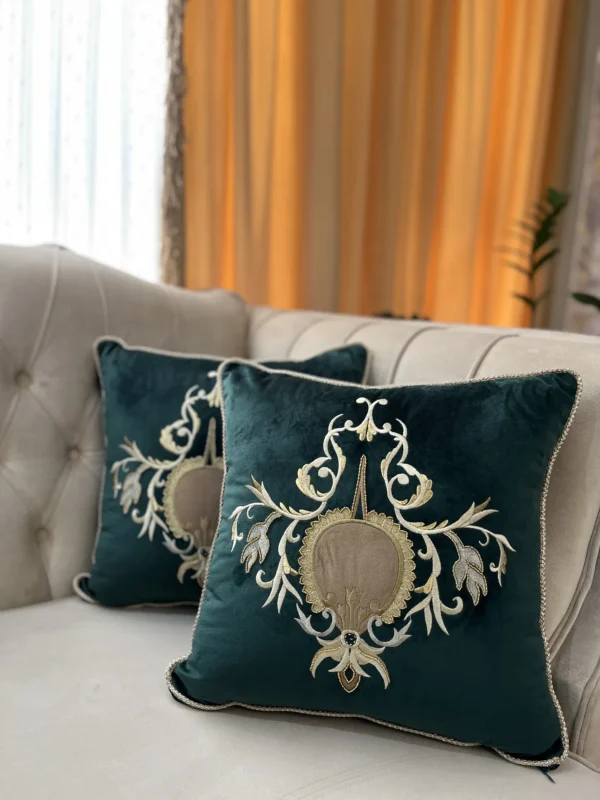 کاور کوسن مدل الماس - سبز - تی بی جی هوم TBG Home