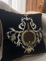 کاور کوسن مدل الماس - مشکی - تی بی جی هوم TBG Home
