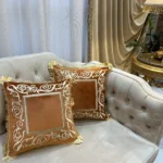 کاور کوسن مدل قاب ابریشمی - آجری - تی بی جی هوم TBG Home