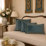 کاور کوسن مدل قاب باریک - آبی درباری - تی بی جی هوم TBG Home