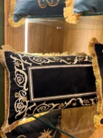 کاور کوسن مدل قاب پلاس - مشکی - تی بی جی هوم TBG Home