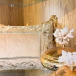 کاور کوسن مدل قاب پلاس - کرم نسکافه ای - تی بی جی هوم TBG Home