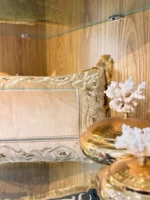 کاور کوسن مدل قاب پلاس - کرم نسکافه ای - تی بی جی هوم TBG Home