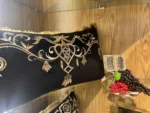 کاور کوسن مدل قصر پلاس - مشکی - تی بی جی هوم TBG Home