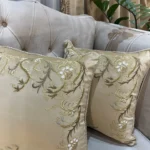 کاور کوسن مدل گلبرگ - کرم نسکافه ای - تی بی جی هوم TBG Home