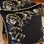 کاور کوسن مدل گلبرگ - مشکی - تی بی جی هوم TBG Home