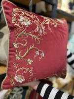 کاور کوسن مدل گلبرگ - زرشکی - تی بی جی هوم TBG Home