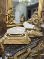 جا دستمال کاغذی مدل منگوله - آجری - تی بی جی هوم TBG Home