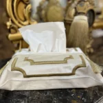 جا دستمال کاغذی مدل منگوله - کرم شیری - تی بی جی هوم TBG Home