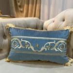 کاور کوسن مدل نوار مستطیلی - آبی درباری - تی بی جی هوم TBG Home