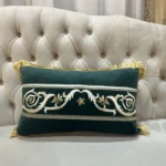 کاور کوسن مدل نوار مستطیلی - سبز - تی بی جی هوم TBG Home