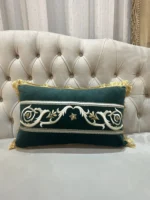 کاور کوسن مدل نوار مستطیلی - سبز - تی بی جی هوم TBG Home