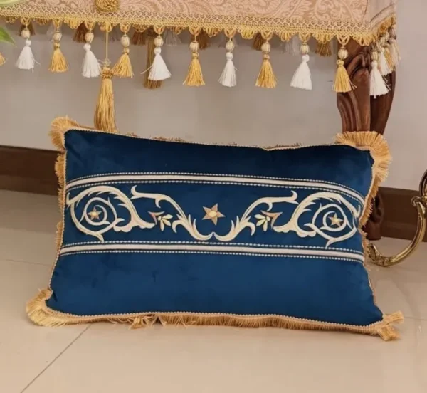 کاور کوسن مدل نوار مستطیلی - سرمه ای - تی بی جی هوم TBG Home