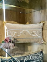 کاور کوسن مدل نوار مستطیلی - کرم نسکافه ای - تی بی جی هوم TBG Home