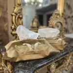 جا دستمال کاغذی مدل نگین - آجری - تی بی جی هوم TBG Home